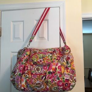 Vera Bradley Travel Bag/Clementine Pattern/Strap Included